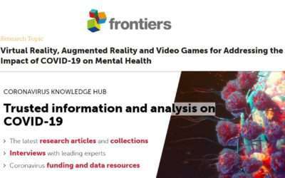 Frontiers new Research Topic: Virtual Reality, Augmented Reality and Video Games for Addressing the Impact of COVID-19 on Mental Health